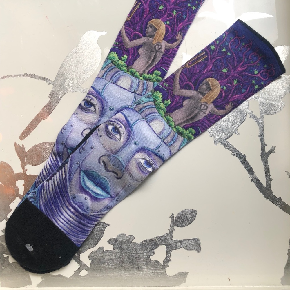 Erykah Badu concert socks!